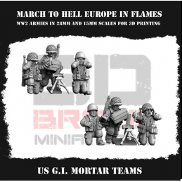 US GI Medium mortar team