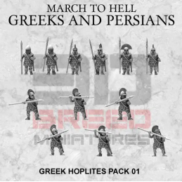 Hoplites griegos de 3D Breed | Miniatura histórica 15mm y 28mm