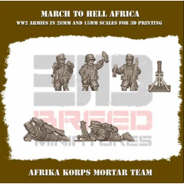 DAK Medium mortar team