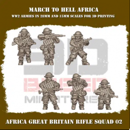 British Africa SMG squad