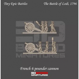 French 6 pounder artillery gun