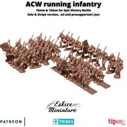 Infantería corriendo ACW