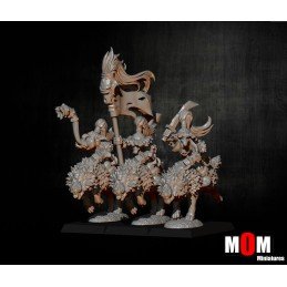 Grupo de mando goblin en lobo