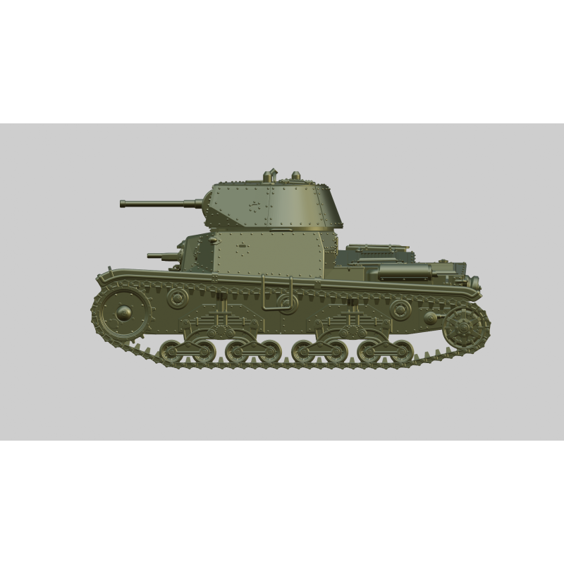 Carro Armato M15 42 Fiat Italian light tank in the Kalemegdan, the