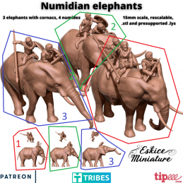 Elefante de guerra de Numidia