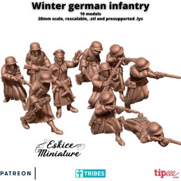 German Winter infantry squad