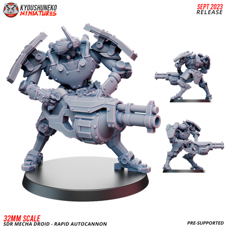 SDR Mecha Droid - Autocannon
