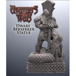 Dwarf Berserker statue