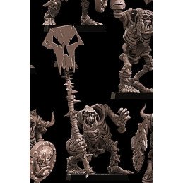 Standar Bearer Orc Skeleton