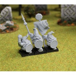 Ranger dwarves with spear...