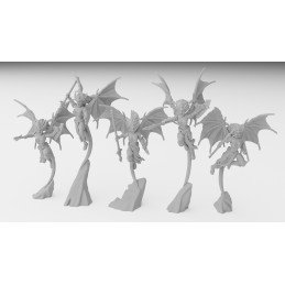 Dark Elf Winged Witches