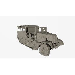 Destroyed Half-track SdKfz 9