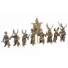 Vampire infantry Command Group. Undead black army