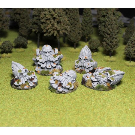 Ruinas de cabezas enanas