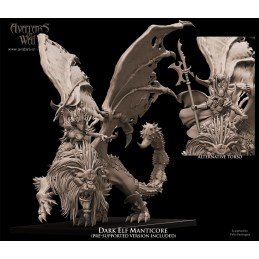 Dark elf Lord Manticore