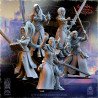 Silvermoor elves sorceresses of the inner circle with sword