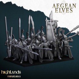 Lanceros. Elfos del Egeo