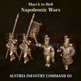 Austrian command group on...