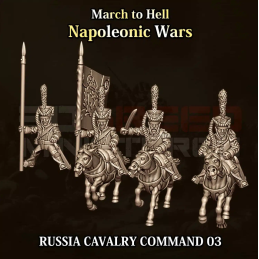 Russian command group on...