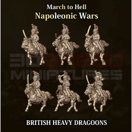 British heavy dragoons mounted