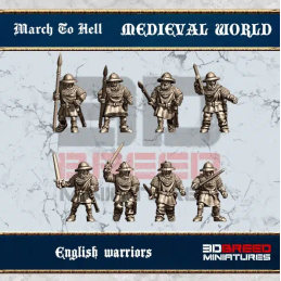 English Warriors on Foot