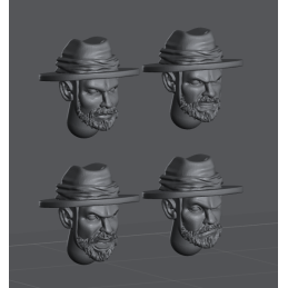 WW2 Australian heads with...