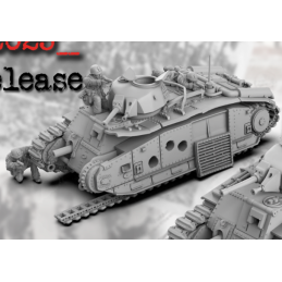 Char B1 destruido