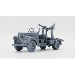 Fargo 1 ½ ton truck with MGs