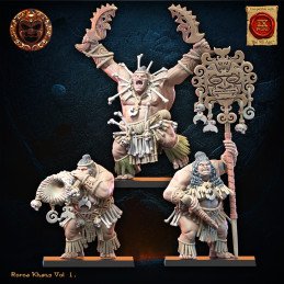 Grupo de mando de guerreros...