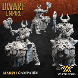 Heavy dwarf bears command...