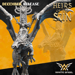 High priestess on Dragon....