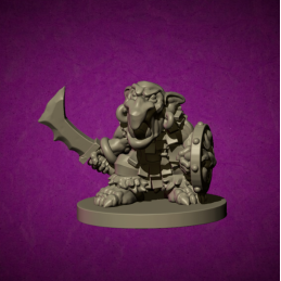 Guerrero goblin. Mazmorreo MOM