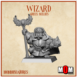 Halfling Wizard (II). Green...