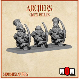 Halfling archers. Green...