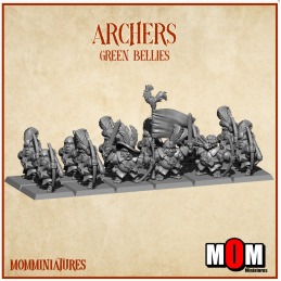 Halfling archers command...