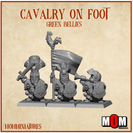 Halfling knight on foot...