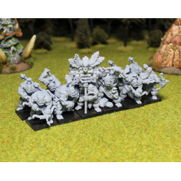 Arqueros orcos salvajes....