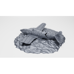 Kawasaki K-61 Tony destruido