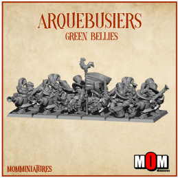 Arquebusiers. Green bellies