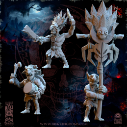 Grupo de mando de guerreros...