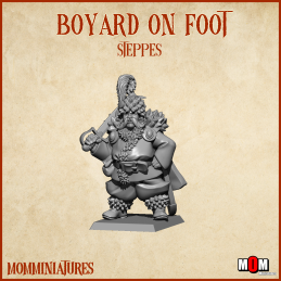 Boyard on foot. MOM Steppes