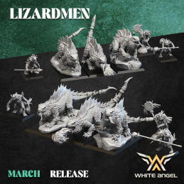 Fire Lizard. White Angel...