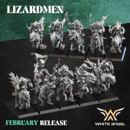 Lizard Warrior Riders....