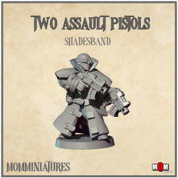 Dos pistolas de asalto. Bad...