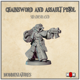 Espada sierra y pistola de...