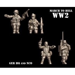 Mando y suboficiales alemanes