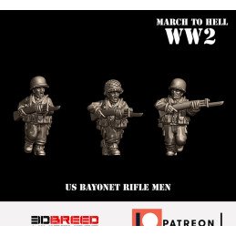 US Bayonet Rifle Men