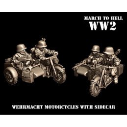 Motocicleta de la Wehrmacht...