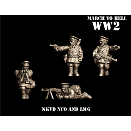 NKVD NCOs. Soviet Infantry