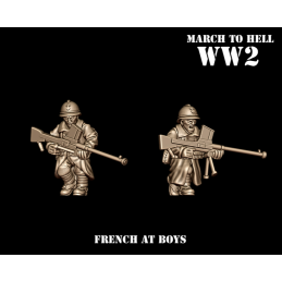 Equipo francés de fusil...